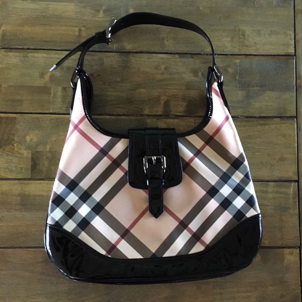 ❄️NWOT Burberry Nova Check Brook Hobo Bag❄️ - Picture 2 of 8